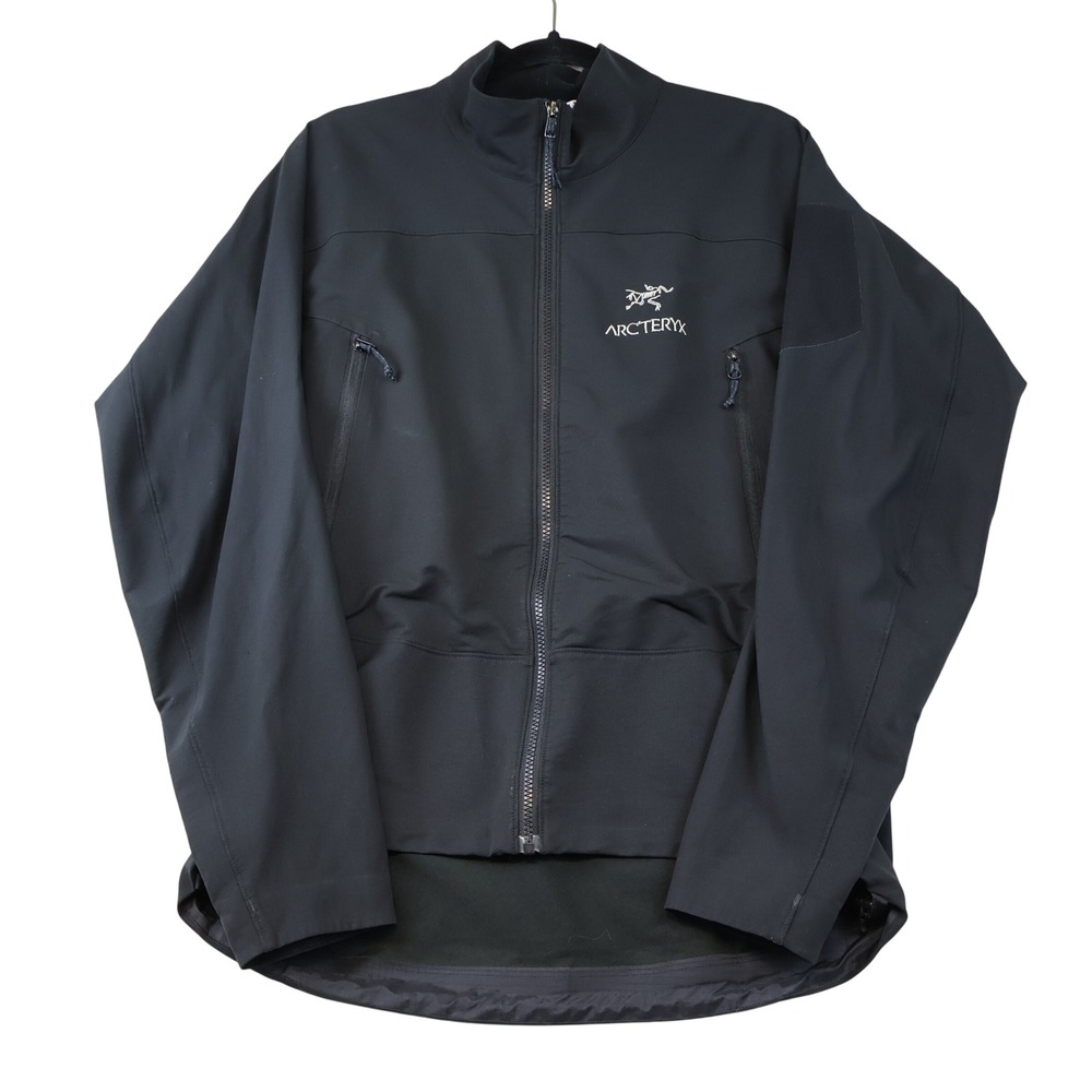 Arcteryx Mens M Softshell Jacket Black Full Zip Tactical Venta SV CA 34438